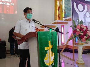 wawali bitung beri sambutan